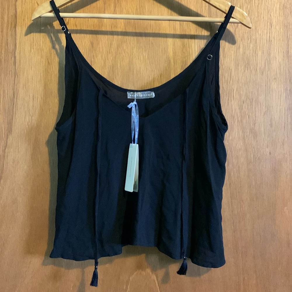 Naked Princess crop top with spaghetti straps